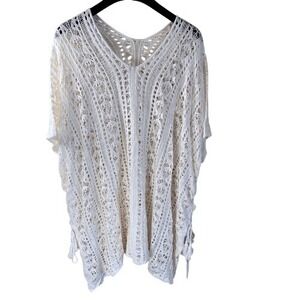 NWT Cupshe Womens Swim Cover‎ Up Flowy Beach Vacation One Size Crochet